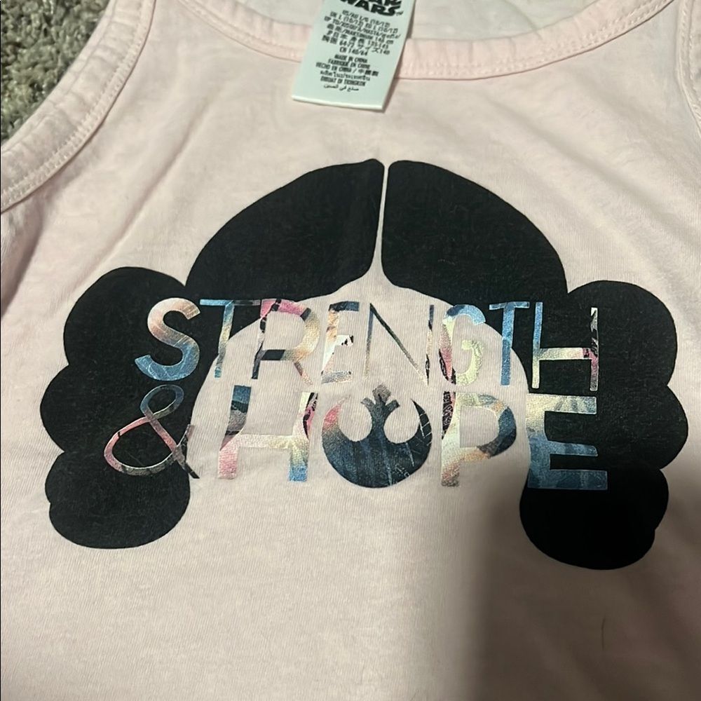 Star Wars Pink Graphic Tank Top - Picture 2 of 4